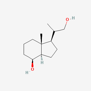 molecular formula C13H24O2 B1633192 (1R,3aR,4S,7aR)-1-(1-hydroxypropan-2-yl)-7a-methyl-1,2,3,3a,4,5,6,7-octahydroinden-4-ol 