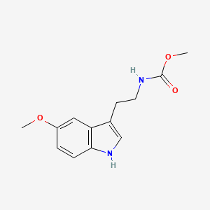 molecular formula C13H16N2O3 B1633200 methyl N-[2-(5-methoxy-1H-indol-3-yl)ethyl]carbamate 
