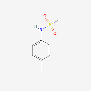molecular formula C8H11NO2S B1633212 N-(4-甲基苯基)甲磺酰胺 CAS No. 4284-47-3