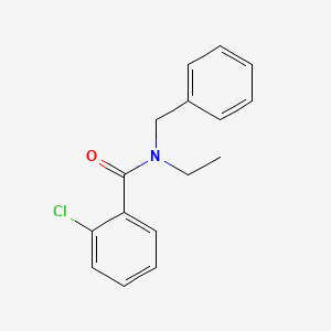 molecular formula C16H16ClNO B1633261 N-Benzyl-2-chloro-N-ethylbenzamide 