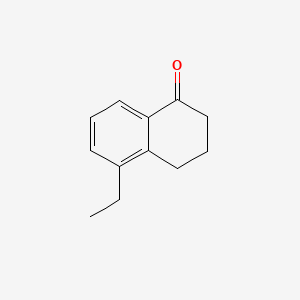 molecular formula C12H14O B1633262 1(2H)-Naphthalenone, 5-ethyl-3,4-dihydro- 
