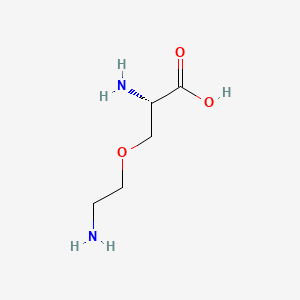 molecular formula C5H12N2O3 B1633268 O-(2-Aminoethyl)-L-serine CAS No. 997-44-4