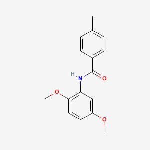 molecular formula C16H17NO3 B1633313 N-(2,5-dimethoxyphenyl)-4-methylbenzamide 