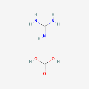 molecular formula C2H7N3O3 B1633391 carbonic acid;guanidine CAS No. 124-46-9