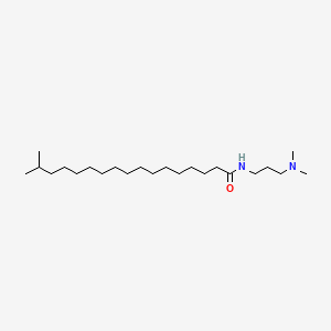 molecular formula C23H48N2O B1633401 Isooctadecanamide, N-[3-(dimethylamino)propyl]- CAS No. 3432-14-2