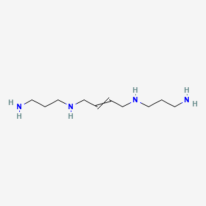 molecular formula C10H24N4 B1633402 N,N'-bis(3-aminopropyl)but-2-ene-1,4-diamine CAS No. 68413-94-5