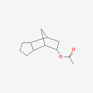 molecular formula C12H18O2 B1633406 Octahydro-4,7-methano-1H-inden-5-yl acetate CAS No. 14362-73-3