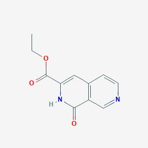 molecular formula C11H10N2O3 B1633407 Ethyl 1-hydroxy-2,7-naphthyridine-3-carboxylate 