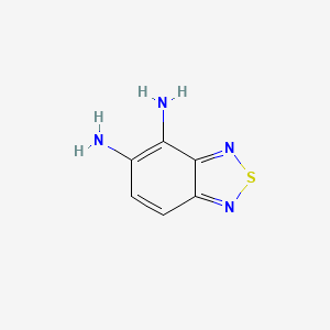molecular formula C6H6N4S B1633432 2,1,3-Benzothiadiazole-4,5-diamine CAS No. 83797-51-7
