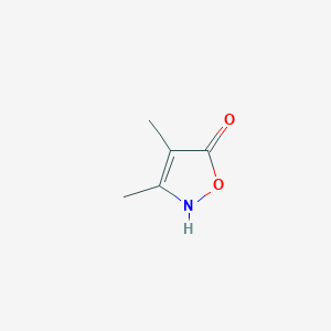 molecular formula C5H7NO2 B1633434 3,4-Dimethylisoxazol-5-ol CAS No. 18655-21-5