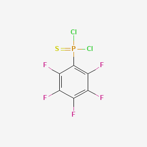 Phosphonothioic dichloride, (pentafluorophenyl)-