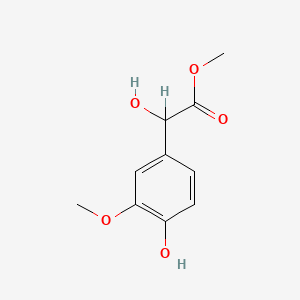 Mandelic acid, 4-hydroxy-3-methoxy-, methyl ester