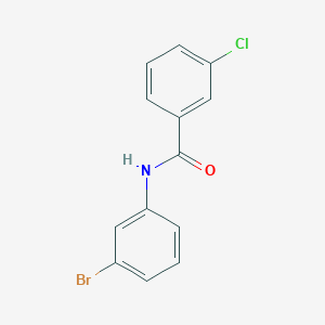 molecular formula C13H9BrClNO B1633466 N-(3-bromophenyl)-3-chlorobenzamide 