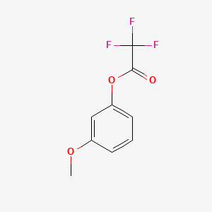 molecular formula C9H7F3O3 B1633479 Acetic acid, trifluoro-, m-methoxyphenyl ester 