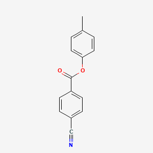 molecular formula C15H11NO2 B1633518 4-Methylphenyl 4-cyanobenzoate CAS No. 32792-63-5