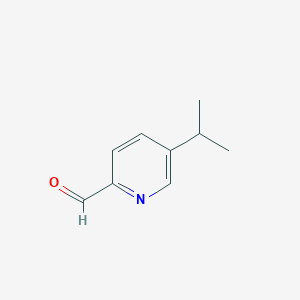 molecular formula C9H11NO B163355 5-Isopropylpicolinaldehyde CAS No. 137013-14-0