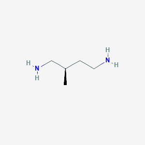 molecular formula C5H14N2 B1633569 (R)-2-Methylbutane-1,4-diamine 