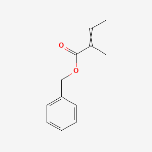 molecular formula C12H14O2 B1633570 Benzyl 2-methylbut-2-enoate CAS No. 67674-41-3