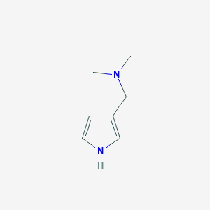 molecular formula C7H12N2 B1633612 N,N-dimethyl-1-(1H-pyrrol-3-yl)methanamine 