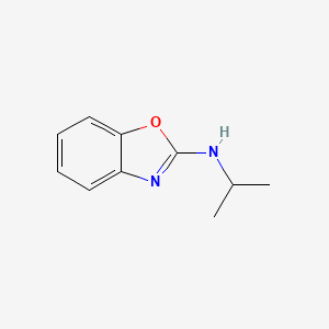 molecular formula C10H12N2O B1633620 Benzoxazole, 2-(isopropylamino)- 
