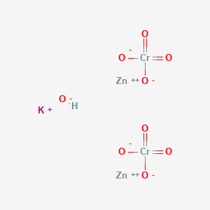 molecular formula Cr2HO9Zn2K<br>Cr2HKO9Zn2 B1633643 potassium;dizinc;dioxido(dioxo)chromium;hydroxide CAS No. 37224-57-0