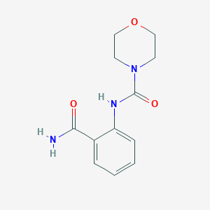 molecular formula C12H15N3O3 B1633675 N-(2-carbamoylphenyl)morpholine-4-carboxamide 
