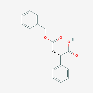 molecular formula C17H16O4 B163372 (S)-2-苯基琥珀酸 4-苄酯 CAS No. 1217860-85-9