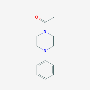 molecular formula C13H16N2O B163375 N-丙烯酰-N'-苯基哌嗪 CAS No. 129401-88-3
