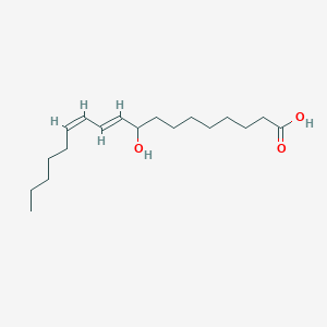 molecular formula C18H32O3 B163377 9-hydroxy-10E,12Z-octadecadienoic acid CAS No. 98524-19-7