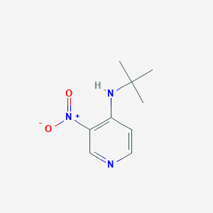 molecular formula C9H13N3O2 B1633834 N-tert-butyl-3-nitropyridin-4-amine 
