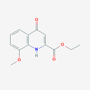Ethyl 4-hydroxy-8-methoxyquinaldate