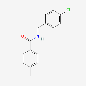 molecular formula C15H14ClNO B1633872 N-(4-Chlorobenzyl)-4-methylbenzamide 