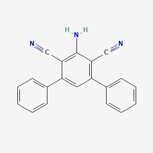 2-Amino-4,6-diphenylbenzene-1,3-dicarbonitrile