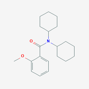 molecular formula C20H29NO2 B1633908 N,N-dicyclohexyl-2-methoxybenzamide 