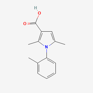 2,5-Dimethyl-1-o-tolyl-1H-pyrrole-3-carboxylic acid