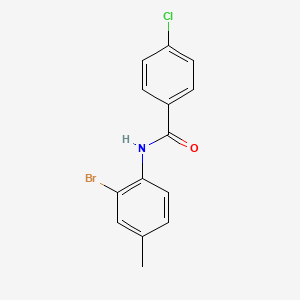 N-(2-bromo-4-methylphenyl)-4-chlorobenzamide