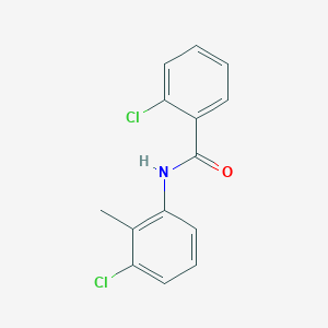 2-chloro-N-(3-chloro-2-methylphenyl)benzamide
