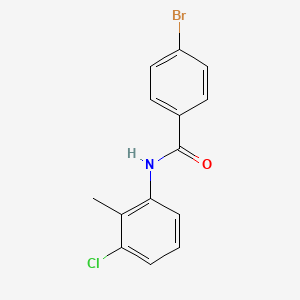 4-bromo-N-(3-chloro-2-methylphenyl)benzamide