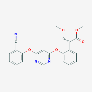 molecular formula C22H17N3O5 B1633923 (Z)-Azoxystrobin 