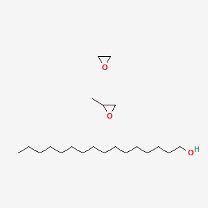 molecular formula C21H44O3 B1633927 Hexadecan-1-ol;2-methyloxirane;oxirane CAS No. 37311-01-6