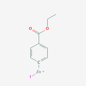 molecular formula C9H9IO2Zn B163393 4-(Ethoxycarbonyl)phenylzinc iodide CAS No. 131379-16-3