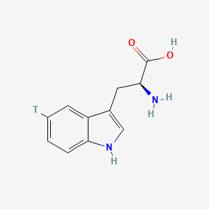 molecular formula C11H12N2O2 B1633979 (2S)-2-amino-3-(5-tritio-1H-indol-3-yl)propanoic acid CAS No. 7729-18-2