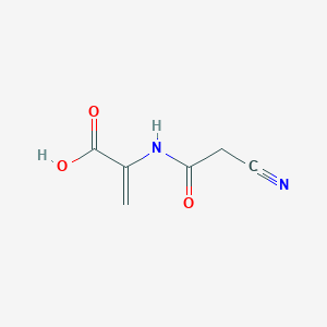 molecular formula C6H6N2O3 B163398 2-(Cyanoacetylamino)acrylic acid CAS No. 133626-26-3