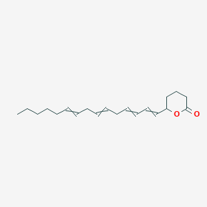 6-Pentadeca-1,3,6,9-tetraenyloxan-2-one