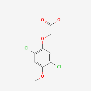 molecular formula C10H10Cl2O4 B1634004 Acetic acid, (2,5-dichloro-4-methoxyphenoxy)-, methyl ester 