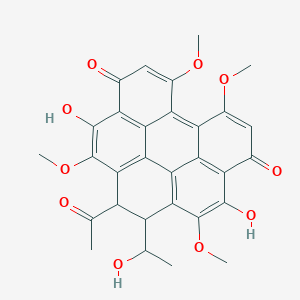 molecular formula C30H26O10 B1634036 Elsinochrome B CAS No. 24512-58-1