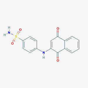 4-[(1,4-Dioxo-2-naphthalenyl)amino]benzenesulfonamide