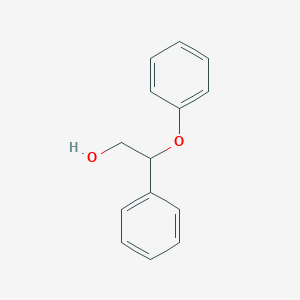 molecular formula C14H14O2 B1634044 2-Phenoxy-2-phenylethanol 