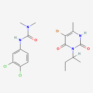 molecular formula C18H23BrCl2N4O3 B1634067 5-bromo-3-butan-2-yl-6-methyl-1H-pyrimidine-2,4-dione: 3-(3,4-dichloro phenyl)-1,1-dimethyl-urea CAS No. 8071-04-3