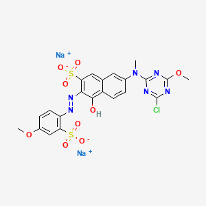 molecular formula C22H17ClN6Na2O9S2 B1634070 Einecs 274-416-8 CAS No. 70210-19-4